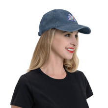 Load image into Gallery viewer, Adult Washed Denim Baseball Cap