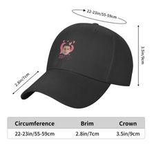 Load image into Gallery viewer, Solid Color Curved Brim Peaked Cap