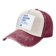 Load image into Gallery viewer, Adult Washed Denim Baseball Cap