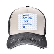 Load image into Gallery viewer, Adult Washed Denim Baseball Cap
