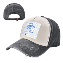 Load image into Gallery viewer, Adult Washed Denim Baseball Cap