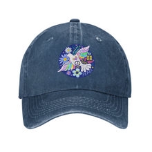 Load image into Gallery viewer, Adult Washed Denim Baseball Cap