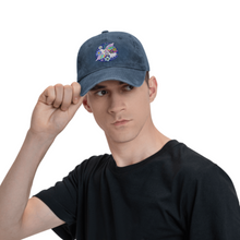 Load image into Gallery viewer, Adult Washed Denim Baseball Cap
