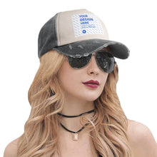 Load image into Gallery viewer, Adult Washed Denim Baseball Cap
